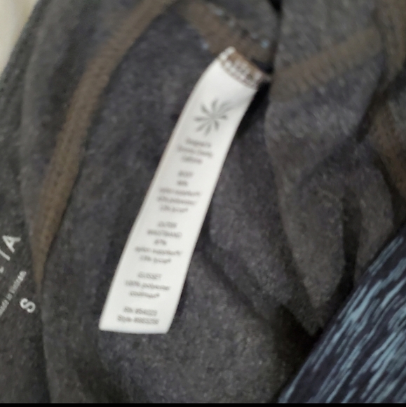 Athleta splits revelation heathered  grey capri leggings - Picture 4 of 6